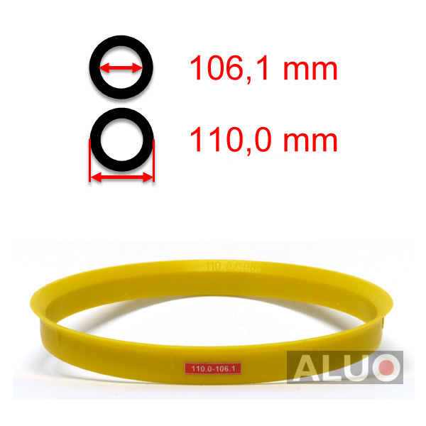Tehermentesítő gyűrűk 110,0 - 106,1 mm ( 110.0 - 106.1 ) - ingyenes szállítás