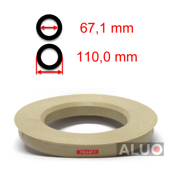 Tehermentesítő gyűrűk 110,0 - 67,1 mm ( 110.0 - 67.1 ) - ingyenes szállítás