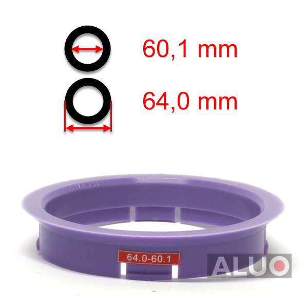 Tehermentesítő gyűrűk 64,0 - 60,1 mm ( 64.0 - 60.1 ) - ingyenes szállítás
