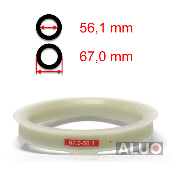 Tehermentesítő gyűrűk 67,0 - 56,1 mm ( 67.0 - 56.1 ) - ingyenes szállítás