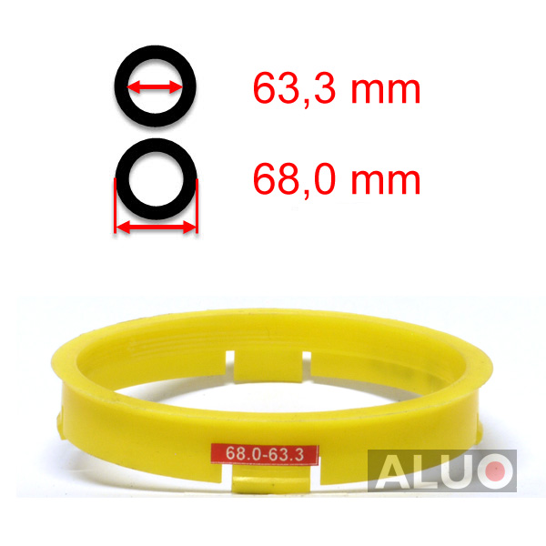 Tehermentesítő gyűrűk 68,0 - 63,3 mm ( 68.0 - 63.3 ) - ingyenes szállítás