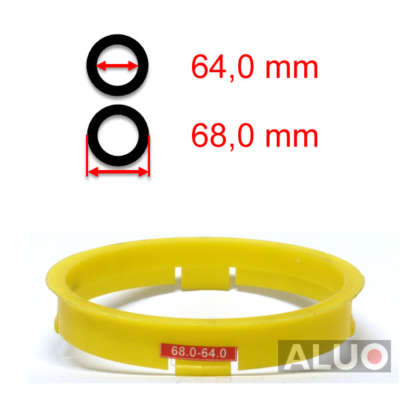 Tehermentesítő gyűrűk 68,0 - 64,0 mm ( 68.0 - 64.0 ) - ingyenes szállítás