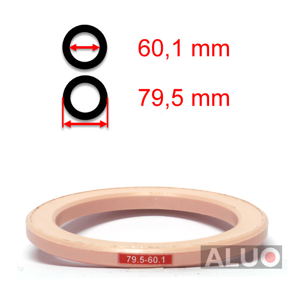 Tehermentesítő gyűrűk 79,5 - 60,1 mm ( 79.5 - 60.1 ) - határtalan - ingyenes szállítás