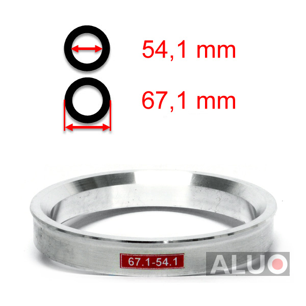 Alumínium tehermentesítő gyűrűk 67,1 - 54,1 mm ( 67.1 - 54.1 )