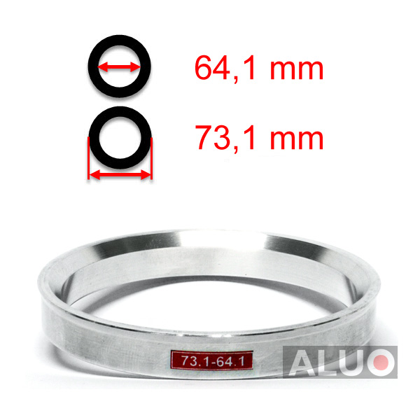 Alumínium tehermentesítő gyűrűk 73,1 - 64,1 mm ( 73.1 - 64.1 )