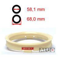 Tehermentesítő gyűrűk 68,0 - 58,1 mm ( 68.0 - 58.1 ) - ingyenes szállítás