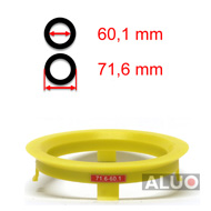 Tehermentesítő gyűrűk 71,6 - 60,1 mm ( 71.6 - 60.1 ) - ingyenes szállítás