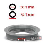 Tehermentesítő gyűrűk 75,1 - 58,1 mm ( 75.1 - 58.1 ) - ingyenes szállítás
