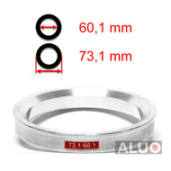 Alumínium tehermentesítő gyűrűk 73,1 - 60,1 mm ( 73.1 - 60.1 )