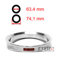 Alumínium tehermentesítő gyűrűk 74,1 - 63,4 mm ( 74.1 - 63.4 )