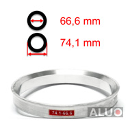 Alumínium tehermentesítő gyűrűk 74,1 - 66,6 mm ( 74.1 - 66.6 )